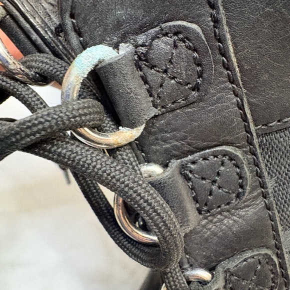 Coach Laura Black Women's Signature Lace-Up Boots - Picture 9 of 16